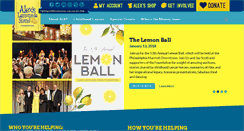 Desktop Screenshot of alexslemonade.org